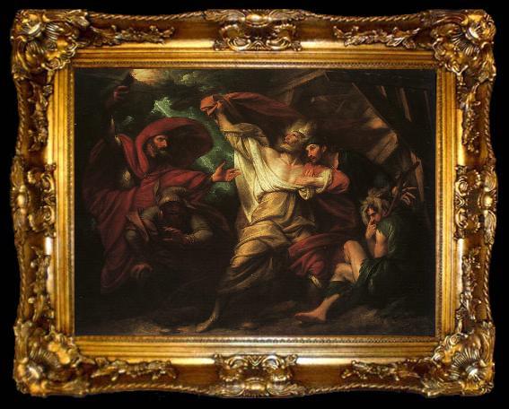 framed  Benjamin West King Lear, ta009-2